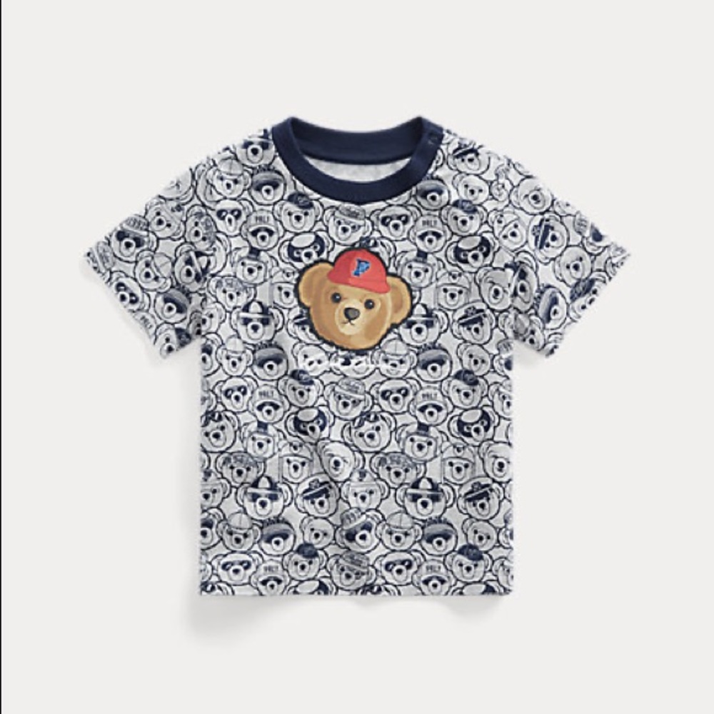 POLO Ralph Lauren Bear logo print shirt